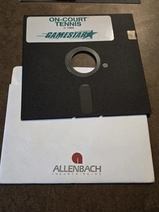 Commodore 64 / 128 On Court Tennis Game Gamestar - Picture 1 of 2