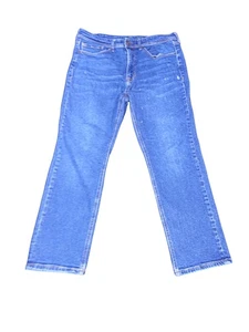 American Rag Cie Jeans Herren 36x28 blau gerades Bein Stretch 5 Pocket Zip Fly - Bild 1 von 7