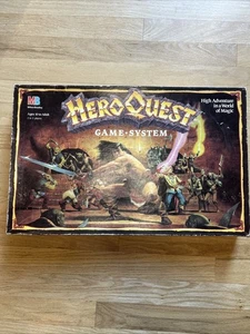 Vintage 1989-1990 Hero Quest Board Game System from Milton Bradley - Picture 1 of 10