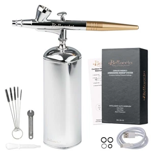 Belloccio Cordless Handheld Airbrush Cosmetic Makeup System Only, How To Guide - Picture 1 of 5