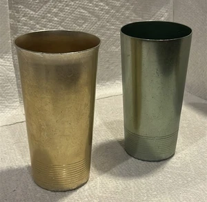 Lote 2 - Vasos West Bend Vintage Aluminio 🔥 Logo Antiguo - Imagen 1 de 2