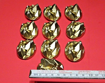 10 Stück Designerknöpfe,Jacke, Mantel ,Ösenknopf , Goldfarbig - Bild 1 von 4
