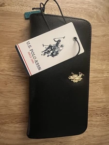 U.S. Polo Assn Black Purse In Box Brand New - Picture 1 of 9