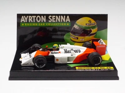 MINICHAMPS 1:43 McLAREN HONDA MP4-3 TEST CAR 1987 A. SENNA  ASC#26 "Marlboro" - Image 1 of 4