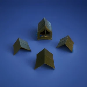 Marx Battleground Army Tents 1960s - Picture 1 of 2