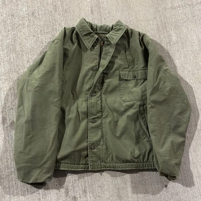 Chaqueta de Campo Militar Años 60/70 Forrada de Lana Para Hombre Talla XL Scovill Cremallera Foto 1 de 4