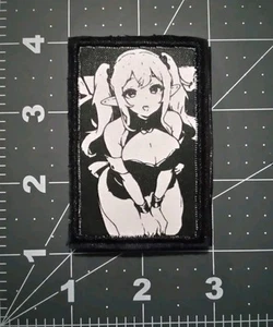 Anime Waifu Ecchi Tactical Moral Embroidered Hook And Loop Patch - Picture 1 of 2