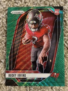 2024 Panini Prizm Rookies Green Wave Prizm VARIATION Bucky Irving Rookie RC Bucs - Picture 1 of 2