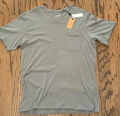 Rag & Bone Miles Pocket Tee Men’s Size Large - Gray Blue Green - New - Image 1 of 3