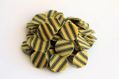 40-49 CAL 1 1/8" PREMIUM LUBE® PILLOW TICKING SHOOTING PATCH/QTY. 1000/EMSS4187T - Image 1 of 3