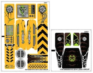 LEGO 70134 - Legends of Chima: Lavertus' Outland Base - STICKER SHEET 1 & 2 - Picture 1 of 1