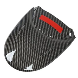 Motorcycle Rear Mudguard Extender Carbon Fiber Pattern Glossy For - Picture 1 of 12