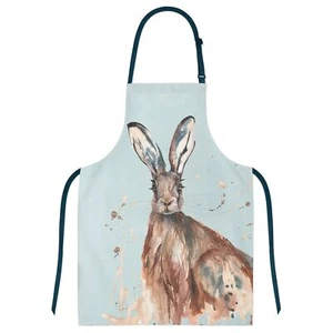 Meg Hawkins Cotton Apron - Hare - Picture 1 of 1
