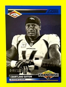 2024 Score Courtland Sutton #/100 Denver Broncos Southern Methodist SMU - Bild 1 von 3