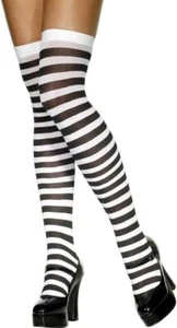 New Low Black Striped Fancy Dress Evening Party Theme Ball Costume Carnival - Picture 1 of 5