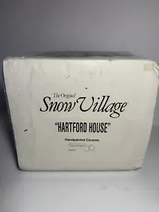 Dept 56 Snow Village Hartford House #54267 from 1992 in box - Picture 1 of 8