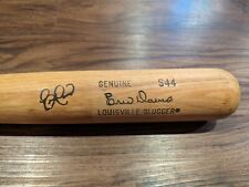 Eric Davis Authentic Signed Autograph Game Used Baseball Bat Louisville MLB Reds