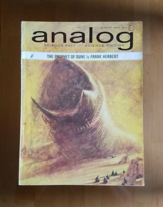 Analog Science Fact/Science Fiction 1965 March "Prophet of Dune" part 3 of 5. - Imagen 1 de 24