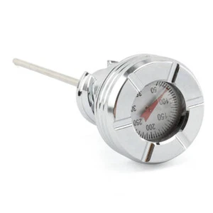 Chrome Oil Temperature Dipstick For Harley Softail Low Rider Fat Boy 18-2021 20 - Bild 1 von 6