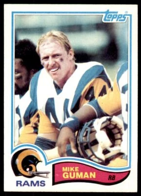 1982 Topps Mike Guman Los Angeles Rams #376 - Image 1 of 2