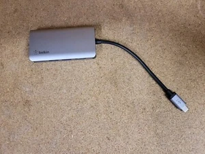 Belkin Connect USB-C 4-in-1 Multiport Adapter Dock - Picture 1 of 4