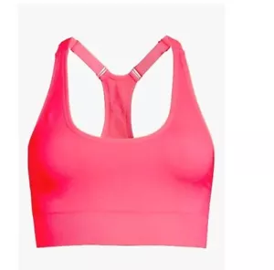 Love & Sports Womens Seamless Soft Sports Bra Size L (12 -14 )hot Pink Colour - Picture 1 of 2