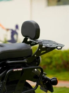 "REAR BACKREST, BLACK" FIT FOR ROYAL ENFIELD SHOTGUN 650 - Picture 1 of 3