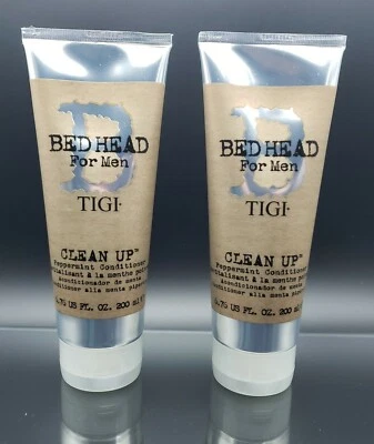 Lot of 2 Tigi Bed Head For Men Clean Up Peppermint Conditioner 6.76 Oz - Image 1 of 4