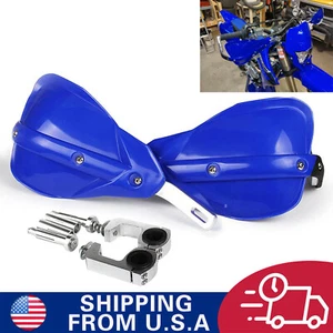 7/8" 1 1/8" Pit Dirt Bike Hand Guards Universal For ATV Motocross Off Road Blue - Picture 1 of 7