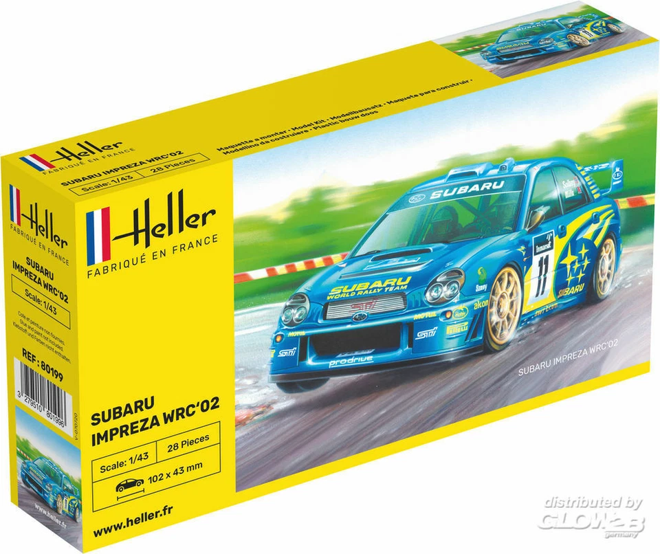 Heller: Impreza WRC'02 in 1:43 [1000801990] - Immagine 1 di 1