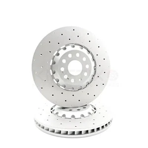 FOR VW ARTEON R GOLF R TIGUAN R 2.0 R FRONT BRAKE DISCS PAIR 357mm 5WA615301A - Picture 1 of 10