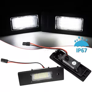 White License Number Plate Light For BMW 1 Series E81 E87 F20 Z4 E85 E86 E89 i3 - Picture 1 of 6