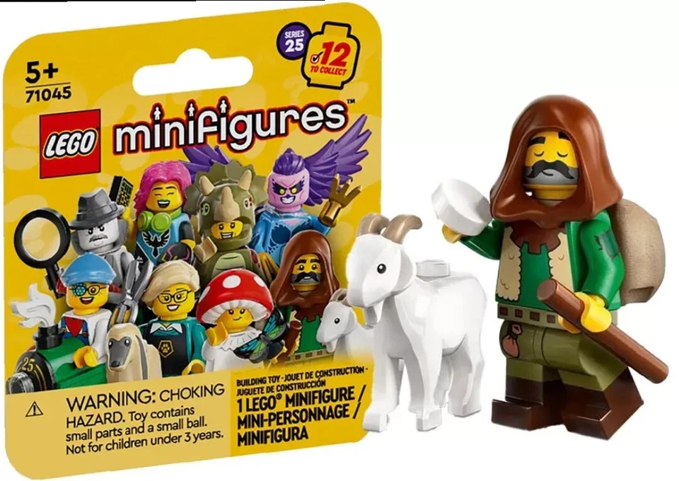 N°5 Le Chèvrier Goatherd Farmer 71045 LEGO Minifigures Figurines LEGO série 25