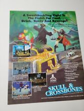 Flyer Atari skull&crossbones  Arcade Video Game advertisement original see pic