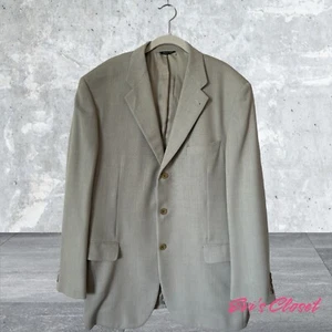 Zanella Men's Blazer 44R Silver Grey Herringbone Modern  Italian Made - Picture 1 of 8