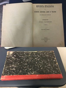 LIBRO RIVISTA ITALIANA DI SCIENZE LETTERE ARTI E TEATRI CATANZARO 1886-1887   - Picture 1 of 1