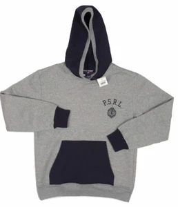 NEW Polo Sport Ralph Lauren Boys Hoodie Sweatshirt!  Gray & Navy  PSRL & Crest - Picture 1 of 2
