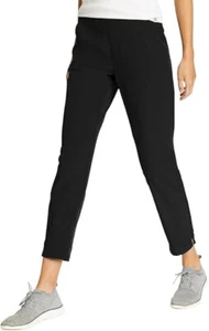 Eddie Bauer Travel Pants Women Lightweight Ankle Pants Black, Sz XS - Picture 1 of 4