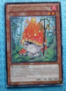 Tarjeta Sylvan Komushroomo LVAL-EN016 Plata Rara Yu-Gi-Oh 1a Edición Nueva - Imagen 1 de 3