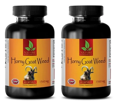 Horny Goat Weed 1000mg -Tongkat - PILLS FOR TITAN SIZE Dick - Arginine 2 Bot - Image 1 of 4