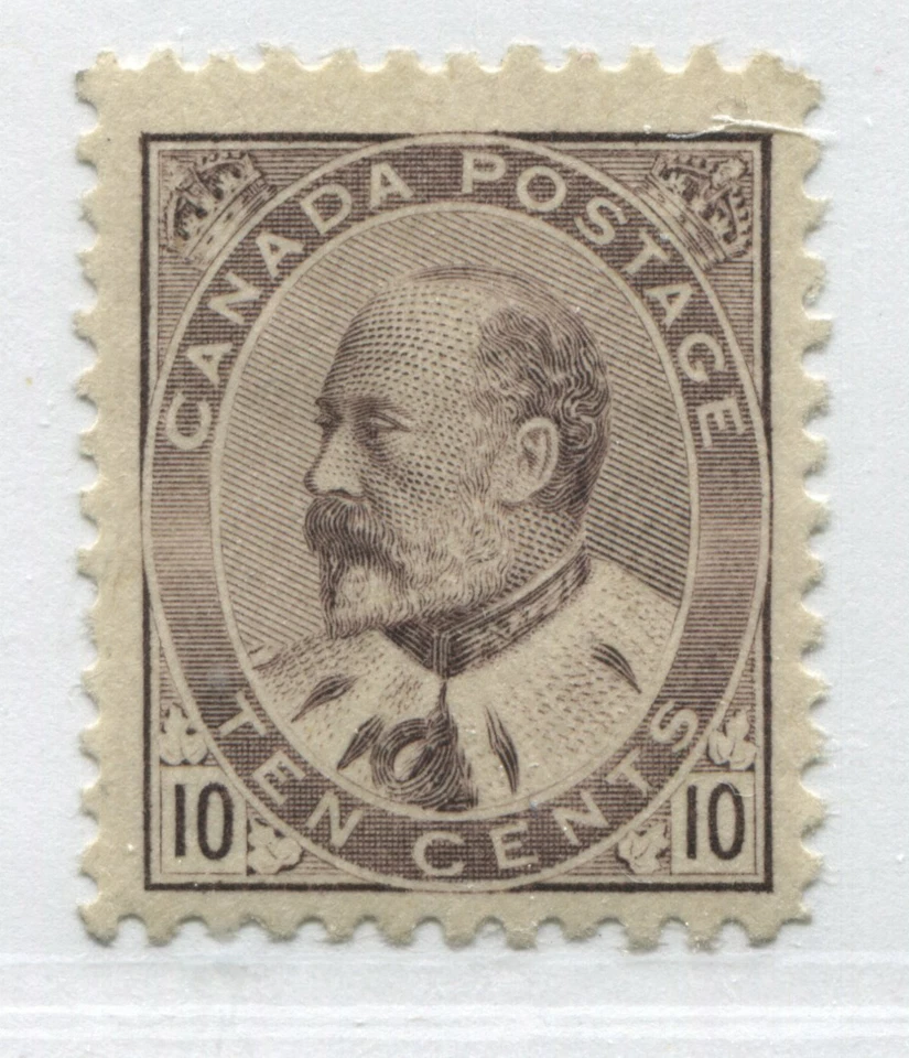 KEVII 1903 10 cents mint o.g. hinged - Image 1 of 1