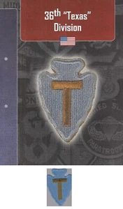 CM- DISTINTIVI MILITARI USA - GAGLIARDETTO WW2 - 36th "TEXAS" DIVISION - Imagen 1 de 1