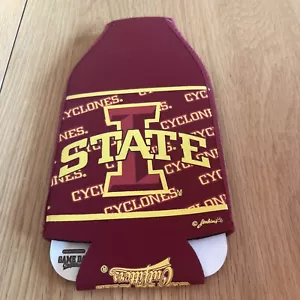 IOWA STATE UNIVERSITY CYCLONES BOTTLE Zipper COOLER NEW TWO SIDED - Picture 1 of 2