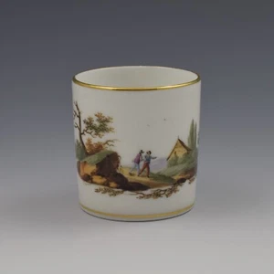 Early 19th Century Paris Porcelain Coffee Can Landscape Scene c.1810 Antique - Picture 1 of 6