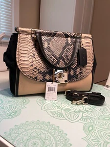FINAL REDUCTION! NWT Coach Colorblock Exotic Drifter Carryall-Beechwood/multi - Picture 1 of 13