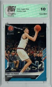 Chet Holmgren 2022 Topps Now #34 Blue SP #31/49 Rookie Card PGI 10 - Picture 1 of 1