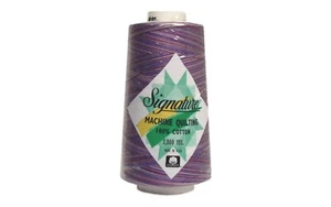 Signature 40wt 100% Natural Cotton Machine Sewing & Quilting Thread 3000yd Cones - Picture 1 of 23