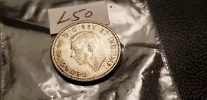 Canada 1944 Ten Cent 10 Cent Silver Coin Id50. - Picture 1 of 2