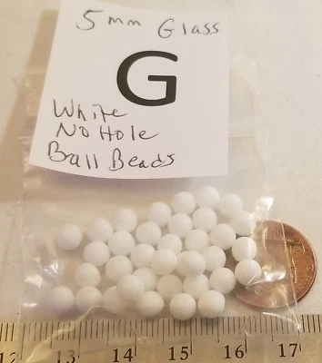 De colección Sin Agujeros Mezcla Vidrio Blanco y Plástico Bola Cuentas Joyería Reparación\ Diamantes de Imitación 5013 Foto 1 de 4