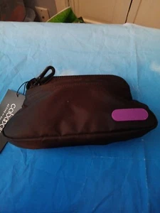Caboodles Active by Simone Biles Small Zip Pop Cosmetic Clutch Bag Black- New J4 - Picture 1 of 2